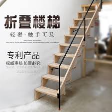 Demonstration of the skylark 3 section electric timber folding loft ladder. Home Folding Staircase Wall Mounted Storage Ladder Loft Loft Invisible Ladder Net Red Ladder Vibrato With The Same Staircase Custom Ladder