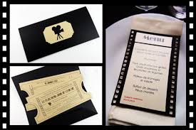 Ainsi vous n'aurez plus à perdre du temps à trouver les. Collection Faire Part Menu Cinema Theme Mariage Cinema Carte De Remerciement Mariage Menu Mariage Cinema