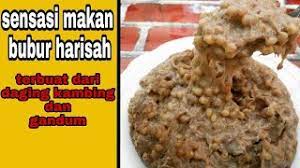 Resep membuat roti jala kuah kari daging kambing. Bubur Harisah Terbuat Dari Daging Kambing Dan Gandum Makanan Khas Arab Youtube