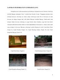 Lembah bujang archaeological museum travelers' reviews, business hours, introduction, open hours. Pemerhatian Laporan Lembah Bujang Netty 2