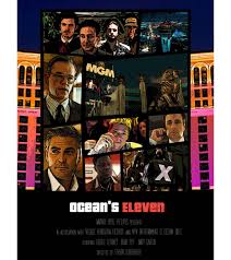 Featuring the likes of frank sinatra, dean martin and sammy davies jr. Ocean S Eleven Alternative Poster Posterspy