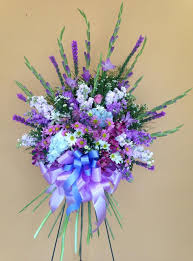 Easel Spray With Gladiolus Liatris Hydrangea Stock And Daisies By Merritts Flowers Pitman Nj Liatris Gladiolus Daisy