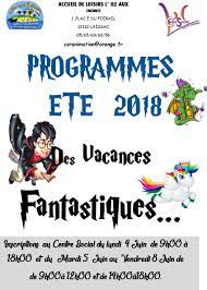 The program and the activities are only available in french. Programmes Ete 2018 Accueil De Loisirs Centre Social Rural Du Laissagais