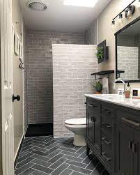 Installing bathroom tile is a great diy project that can truly transform a bathroom.#thehomedepot #homeimprovement #diysubscribe to the home depot. Clean Modern Small Bathroom Remodel Design Apartment Bathroom Design Modern Small Bathrooms Bathrooms Remodel