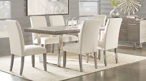 Cindy Crawford Home San Francisco Gray 5 Pc Dining Room From Furniture Dining Room Sets Cindy Crawford Home Affordable Dining Room Sets