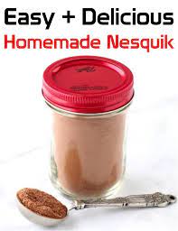 Copycat Nesquik Chocolate Milk Powder Nesquik Recipes Chocolate Milk Powder Milk Powder Recipe