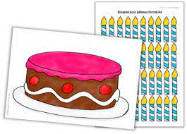 Disques et contours de g�teaux. Cycle 1 Jeux Mathematiques Le Gateau D Anniversaire Le Blog De Mysticlolly