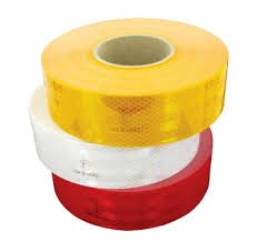 Cinta Reflectiva Conspicuity Blanco Rojo Amarillo 2 In X 50yd Sigo