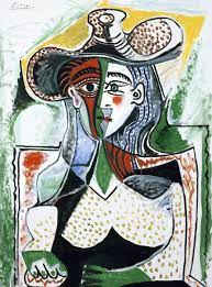 Woman With A Large Hat 1000museums Picasso Art Fine Art Painting Women Pablo Picasso Art