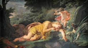 Python was the chthonic enemy of apollo, who slew it and remade its former home his own oracle, the most famous in greece. Narcissus Changed Into A Flower Painting By Nicolas Bernard Lepicie