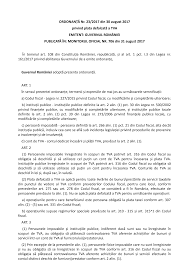 23/2017 privind plata defalcată a tva. Https Static Anaf Ro Static 10 Anaf Legislatie Og 23 2017 Pdf