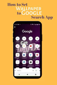 How To Set Wallpaper To Google Search App App Wallpaper Settings