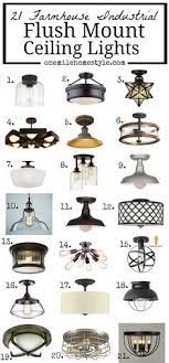 21 Farmhouse Industrial Flush Mount Ceiling Lights Low Ceiling Lighting Farmhouse Style Lighting Farmhouse Light Fixtures