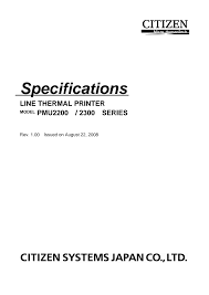 Specifications