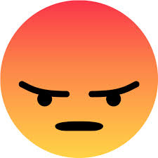 Cute hand holding phone facebook icons around 3d rendering mockup. Download Facebook Live Reactions Facebook Angry Emoji Vector Png Image With No Background Pngkey Com