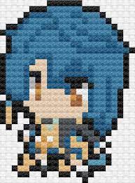 Genshin Impact Xingqiu Chibi Cross Stitch Pattern Etsy In 2021 Pixel Art Pattern Cross Stitch Patterns Anime Pixel Art