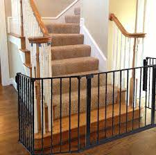 Open Plan Stair Case Custom Fit Gate Bottom Of Stairs Gate Configure Panels Ebay