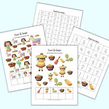 The numbers in spanish including when to use cardinal and ordinal numbers as well as fractions and decimals. Free Printable Cinco De Mayo Count And Graph Worksheets For Preschoolers The Artisan Life
