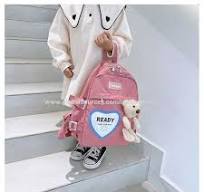 Mochila infantil de desenho animado para meninas, mochila multicolor para  alunos do jardim de infância, crianças fofas