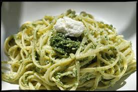 Witchery In The Kitchen Linguine With Swiss Chard Pesto And Ricotta Pesto Soul Food Pasta Dishes