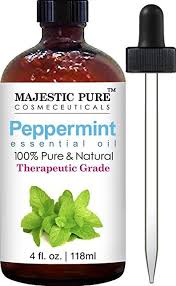 Majestic Pure Peppermint Essential Oil Premium Quality 4 Fl Oz Premium Quality Peppermint Essential Oil Essential Oils For Colds Frankincense Essential Oil