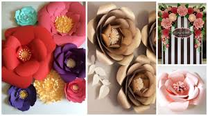 Cartulina moldes de flores para imprimir, tutorial de artesanías: Moldes Y Tutorial Para Aprender Como Hacer Flores Gigantes Decorativas Mimundomanual