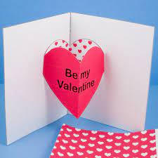 When you open the card, the heart will pop up at you. How To Make A Heart Pop Up Card Valentine S Day Crafts Aunt Annie S Crafts