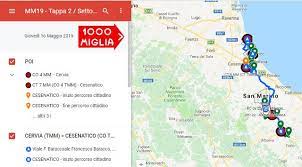 1000 Miglia 2a Giornata Partenza All Alba Da Cervia Milano Marittima Marittimo Cervo Miglio