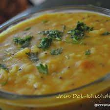 Jain Dal Khichdi Recipe How To Make Dal Khichadi Without Garlic Onion Priya S Curry Nation Recipe Recipes Jain Recipes Afghan Food Recipes