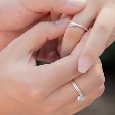 Financing available · top designer collections · shop clearance items Adjustable Give You A Hug Promise Rings For Couples In Sterling Silver