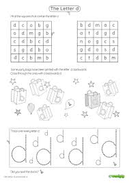 letter d worksheet 4