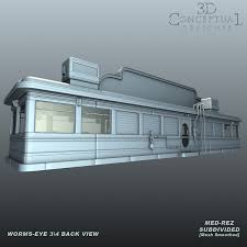 3dconceptualdesignerblog 3d Model Sales Part Ix Vintage 1930 S Diner Vintage Diner Diner 3d Model