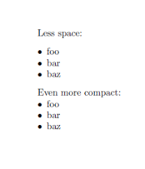 I don't want to provide a complete list of latex symbols on this website. Latex Remove Spaces Between Items In List Stack Overflow