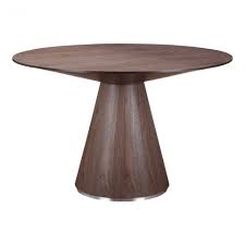 Otago Dining Table Round Walnut Dining Tables Moe S Wholesale Dining Table Round Dining Table Dining Table Marble