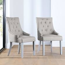 Maybe you would like to learn more about one of these? Duke Light Grey Fabric Button Back Dining Chair Grey Leg Furniture And Choice