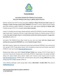 Pertubuhan Keselamatan Sosial Posts Facebook