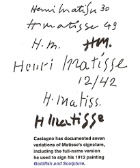 Matisse Matisse Artist Signatures Henri Matisse
