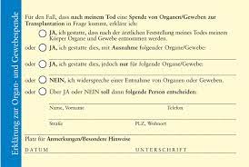 Einen sogenannten organspendeausweis besitzen jedoch lediglich 25 prozent. Lw Heute De Organspendeausweis Ausfullen Organspendeausweis Ausfullen