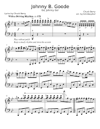Print And Download In Pdf Or Midi Johnny B Goode Today I Bring You My Most Recent Project A Piano Arrangem Guitar Chords For Songs Rock N Roll Johnny B Goode