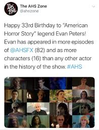 In anticipation of peters' return to the franchise, we've ranked all 11 of his american horror story characters below from worst to best. Evan Peters Turns 33 Today Which Of His Characters Do You Like Most Americanhorrorstory