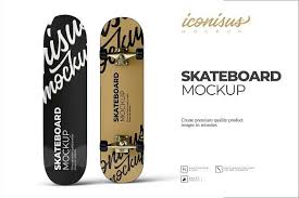 Skateboard Mockup Template Mockup Template Mockup Skateboard