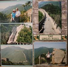 The Great Wall Of China Page 1 Scrapbooking Layouts Travel Travel Scrapbook Pages China Travel