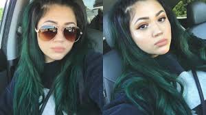 In fact, purple and blue hair is a fantastic idea, as the contrasting colors complement each other. Brown To Teal Ombre Hair Youtube