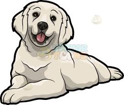 A Cute Golden Retriever Pet Dog Dog Sketch Dog Animation Golden Retriever Drawing