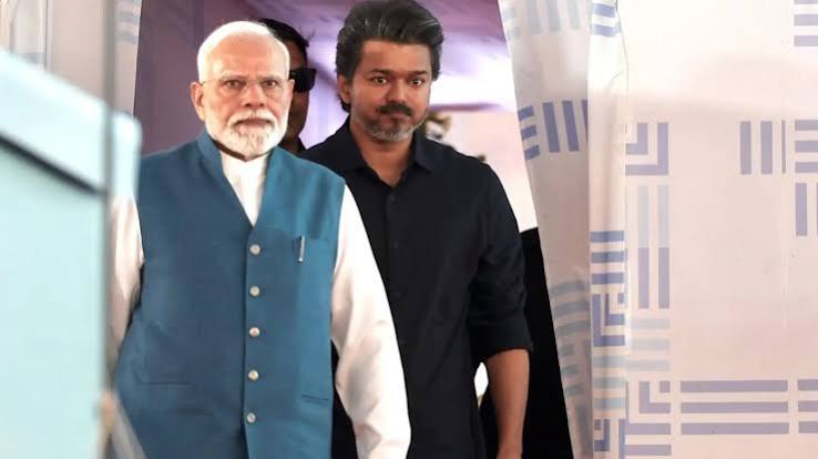 पीएम मोदी और थलपति विजय के एक साथ मंच साझा करने पर बीजेपी और टीवीके के नेता गदगद, बता रहे फायदे - bjp and tvk leaders happy after pm modi and thalapathy
