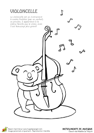 coloriage instrument de musique typique le violoncelle coloring pictures nature