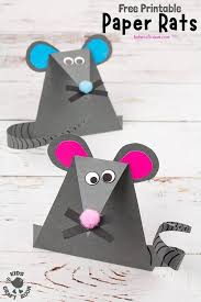 Simple Paper Mouse Craft 2020 Origami Hayvanlar Okul Oncesi