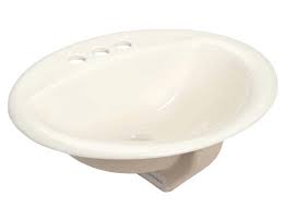 The oval shape, with its traditional styling, is ideal for small bathrooms where space is limited; Products M C Home Depot