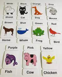 magnet ingilizce hayvanlar ve renkler english animals colors ilkokuletkinlik