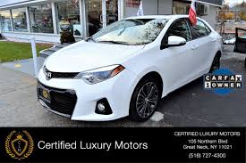 La corolla s captive le regard par un nouveau look plus sportif et dynamique. 2015 Toyota Corolla S Premium Stock 7956 For Sale Near Great Neck Ny Ny Toyota Dealer